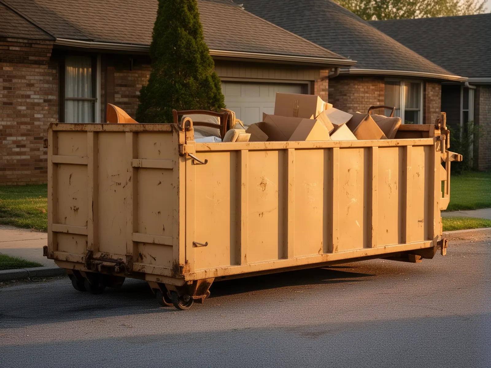 Roll-off dumpster from Clay's Memphis Dumpster Co. in Memphis, TN